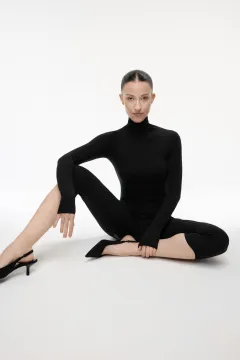 Zsofia Krone – Black Turtleneck